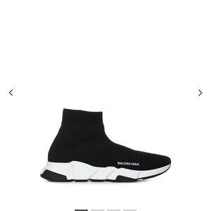 Balenciaga men or women  Black and White Sock Sneakers